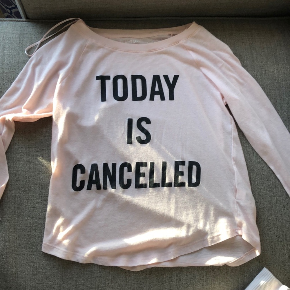 Light pink long sleeve